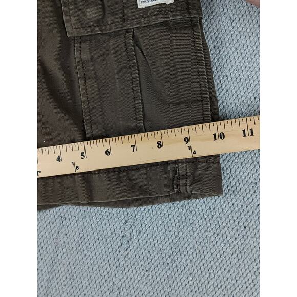 Levi's Cargo Short's Men's 31X10 Dark Army Green Outdoor Summer Casual Hiking - Picture 12 of 13